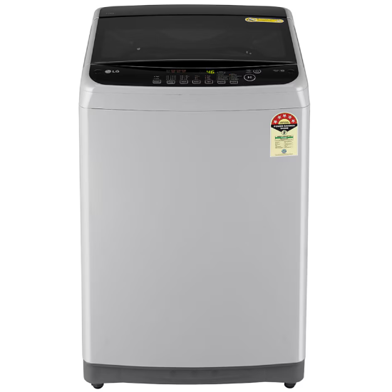 LG 7Kg Top Load Washing Machine, T70SPSF1ZA, Smart Inverter Motor, Middle Free Silver